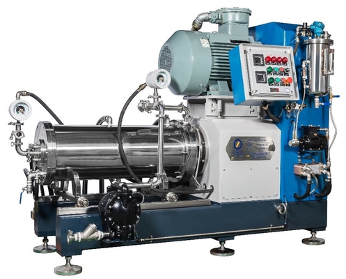 High Flow Disc Type Horizontal Sand Mill 50L Capacity Bead Mill For Paint