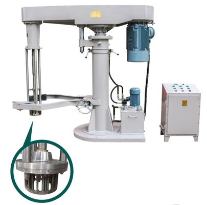 High Shear Emulsification Machine 4kw - 30kw Hydraulic Lifting Homogenizer Machine