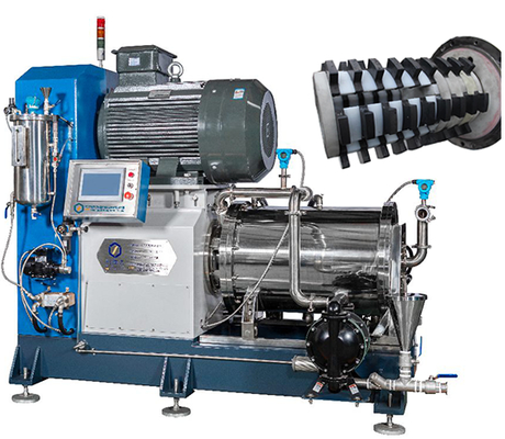 Οριζόντιος Μύλος Χαντρών Nano Grade 100L Χωρητικότητα Άλεσης Για Προϊόντα Βάσης Νερού