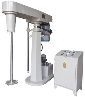 एकल शाफ्ट हाई स्पीड डिस्प्रेसर/ रासायनिक मिश्रण मशीन 100L - 2000L क्षमता