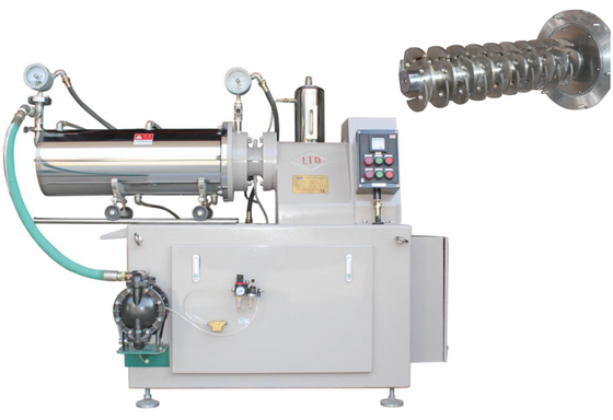 Disc Type Horizontal Bead Mill 22kw Sand Mill Machine With Steel Discs
