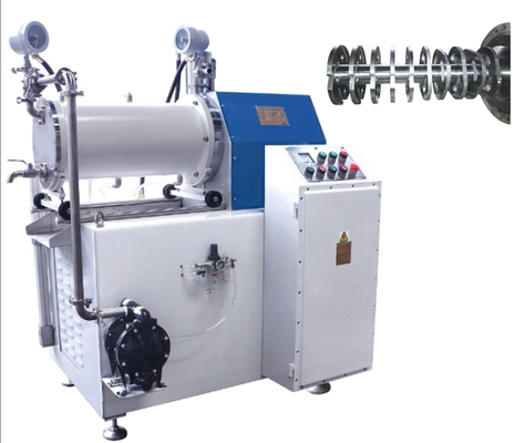 LTD-E Series Horizontal Sand Miller / Bead Miller 50L Capacity Mixed Disc Type