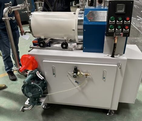 LTD-D Series 5L Capacity 7.5kw Compact Horizontal Bead Mill for Small Batch Paint Grinding